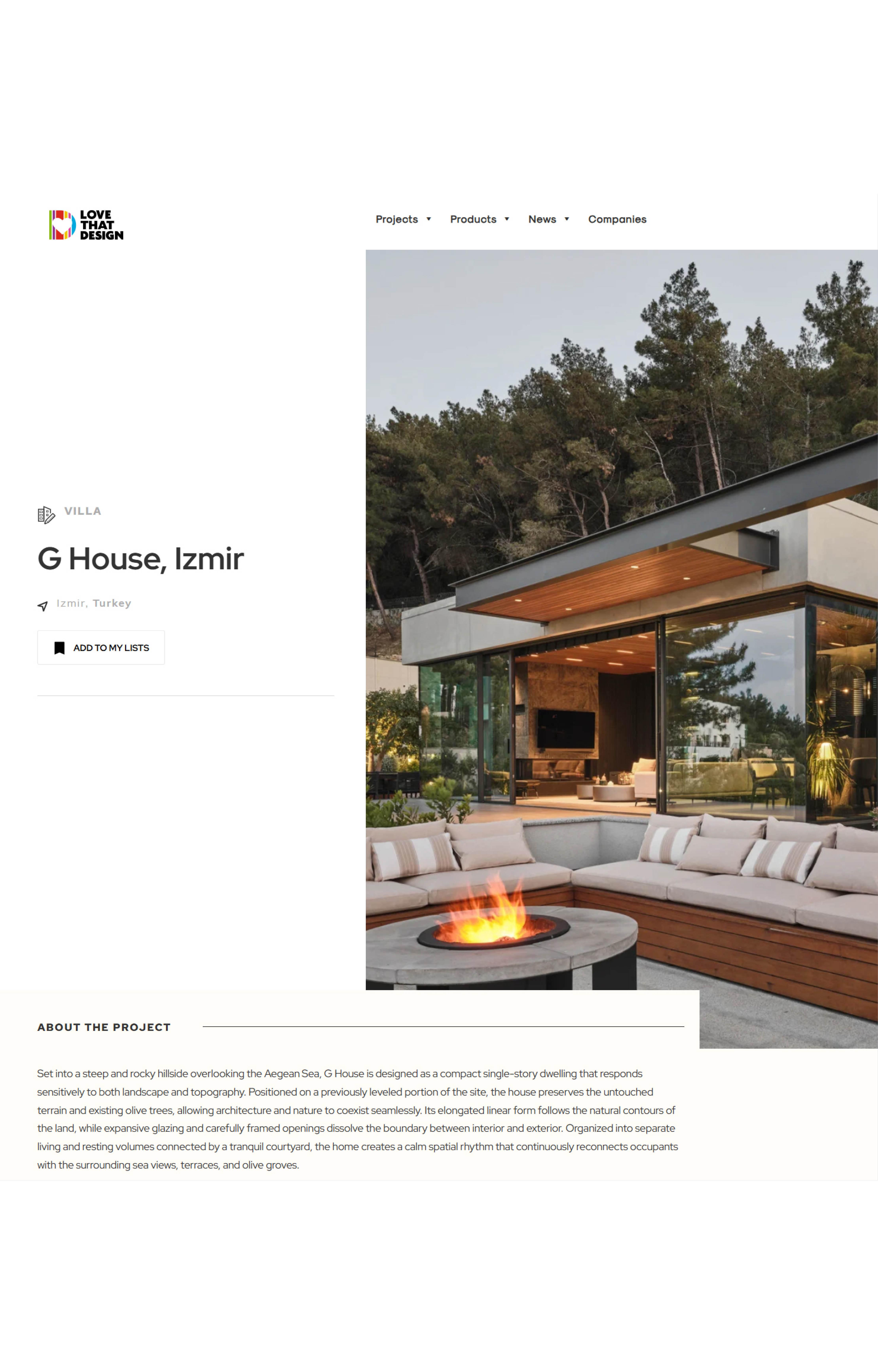 G House featured in Love that Design!