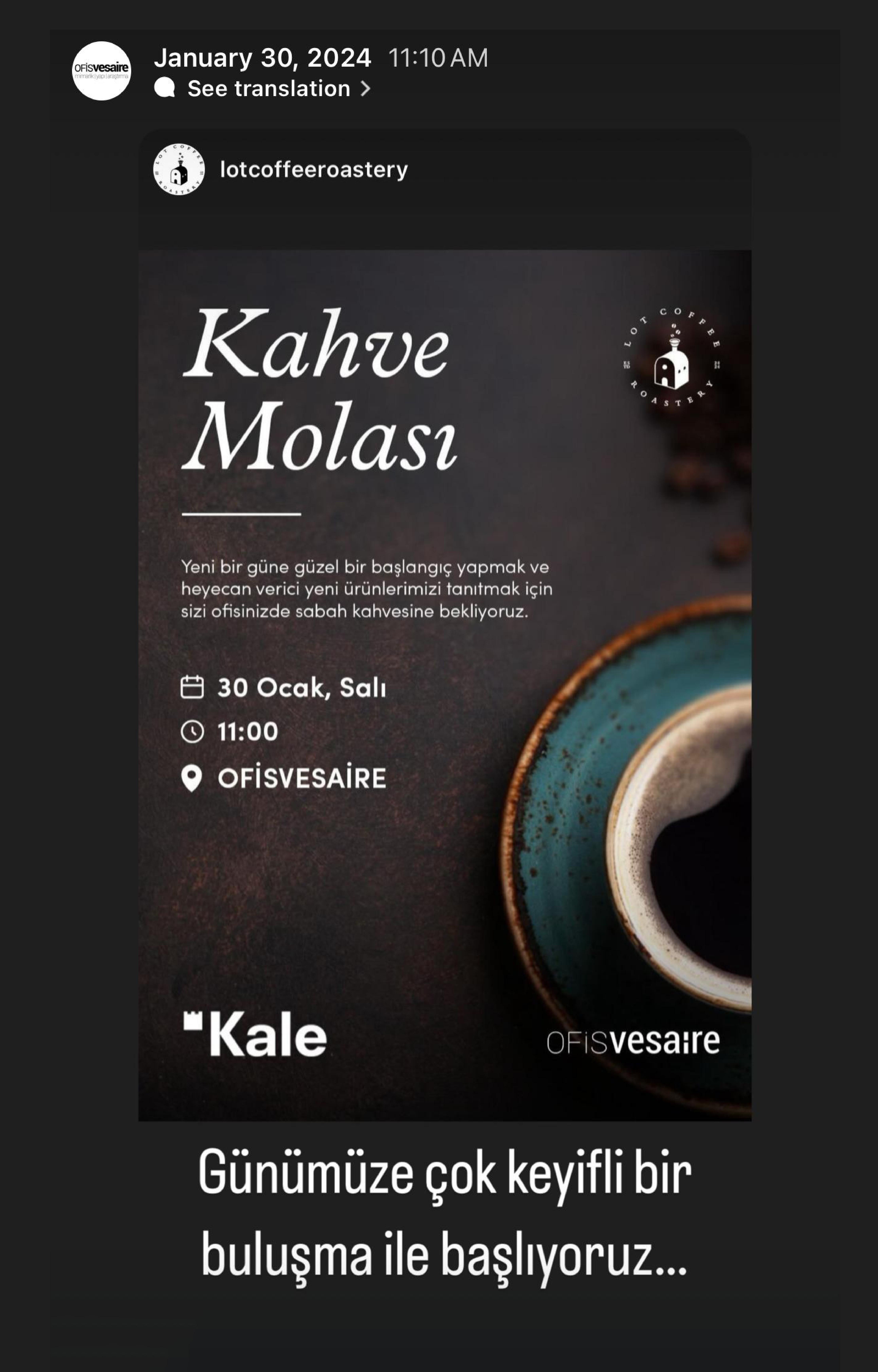 Coffee Break with Kale